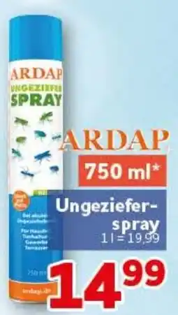 CENTERSHOP ARDAP Ungeziefer-spray Angebot
