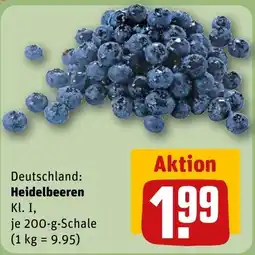 REWE Heidelbeeren Angebot