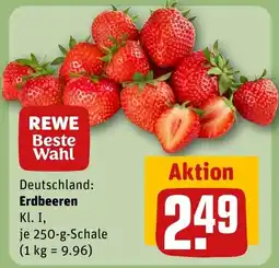 REWE REWE Beste Wahl Erdbeeren Angebot