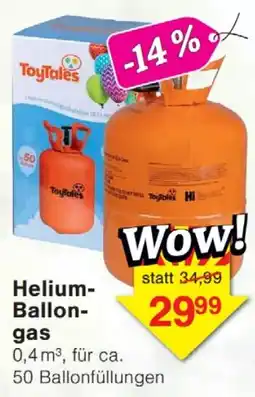 Wiglo Wunderland ToyTales Helium-Ballon-gas Angebot