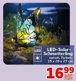 CENTERSHOP LED-Solar-Schmetterling Angebot