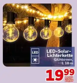 CENTERSHOP LED-Solar-Lichterkette Glühbirnen Angebot