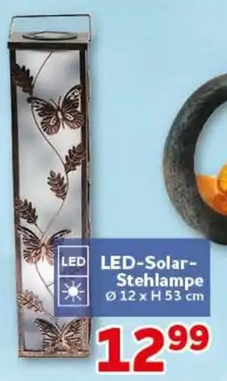 CENTERSHOP LED-Solar-Stehlampe Angebot