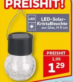 CENTERSHOP LED-Solar-Kristallleuchte Angebot