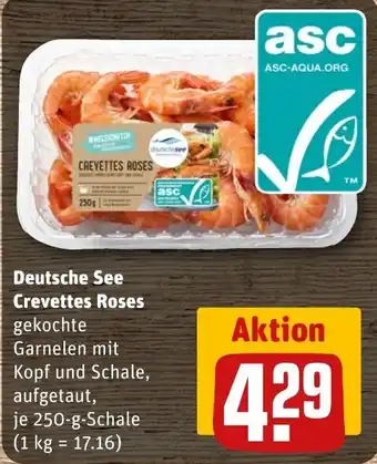 REWE Deutsche See Crevettes Roses Angebot