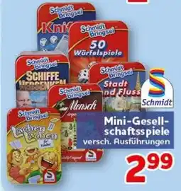 CENTERSHOP Schmidt Bringssel Mini-Gesellschaftsspiele Angebot