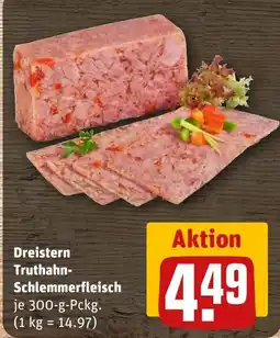 REWE Dreistern Truthahn-Schlemmerfleisch Angebot