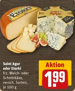 REWE Saint Agur oder Etorki Angebot