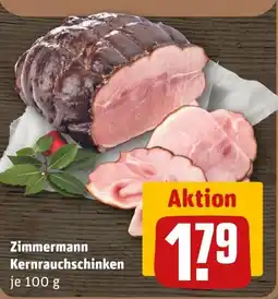 REWE Zimmermann Kernrauchschinken Angebot