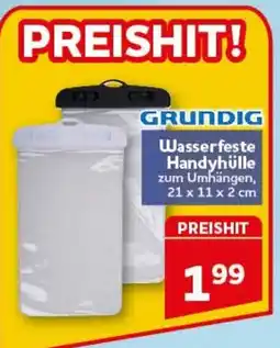 CENTERSHOP GRUNDIG Wasserfeste Handyhülle Angebot