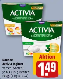 REWE Danone Activia Joghurt Angebot