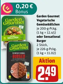 REWE Garden Gourmet Vegetarische Gemüsebällchen Angebot
