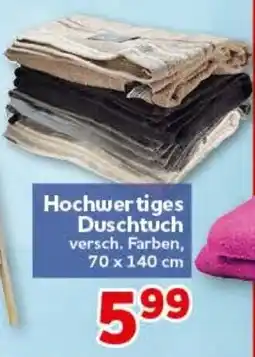 CENTERSHOP Hochwertiges Duschtuch Angebot