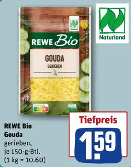 REWE REWE Bio Gouda gerieben Angebot