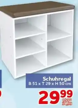 CENTERSHOP Schuhregal Angebot