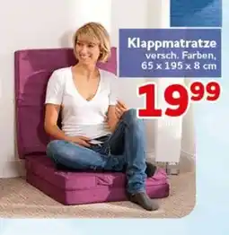 CENTERSHOP Klappmatratze Angebot