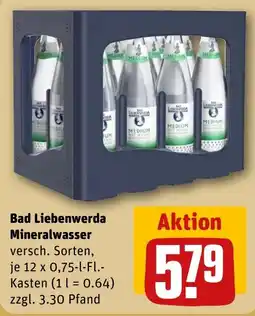 REWE Bad Liebenwerda Mineralwasser Angebot