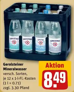 REWE Gerolsteiner Mineralwasser Angebot