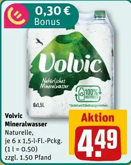 REWE Volvic Mineralwasser Naturelle Angebot