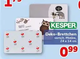 CENTERSHOP KESPER Deko-Brettchen Angebot