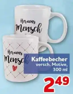 CENTERSHOP Kaffeebecher Herzens Mensch Angebot