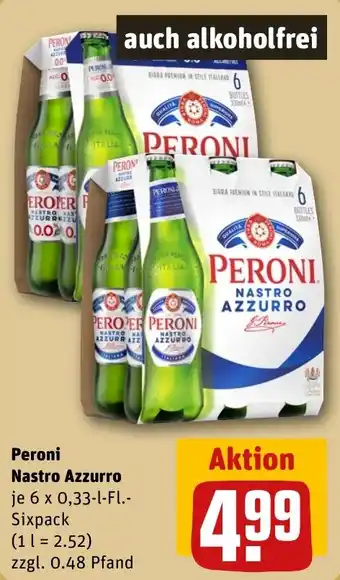 REWE Peroni Nastro Azzurro Angebot