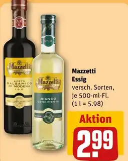 REWE Mazzetti Essig Angebot