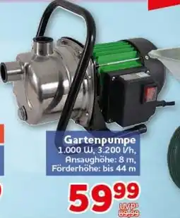 CENTERSHOP Gartenpumpe Angebot