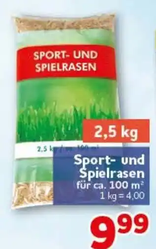 CENTERSHOP Sport- und Spielrasen Angebot