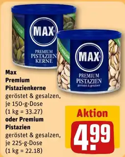 REWE Max Premium Pistazienkerne Angebot