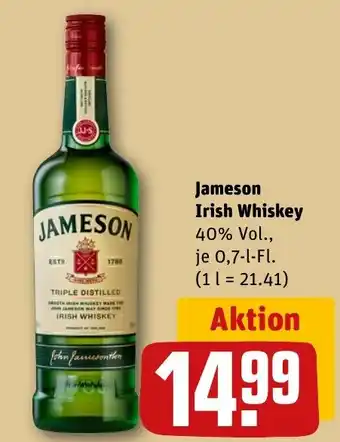 REWE Jameson Irish Whiskey Angebot