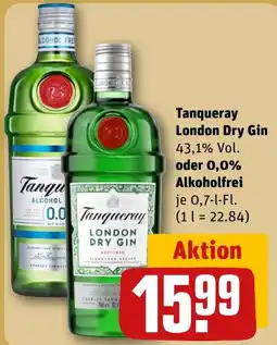 REWE Tanqueray London Dry Gin Angebot