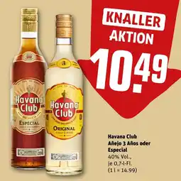 REWE Havana Club Añejo 3 Años oder Especial Angebot