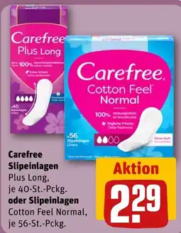 REWE Carefree Slipeinlagen Angebot