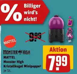 REWE Monster High Kristallkugel Minipuppe Angebot