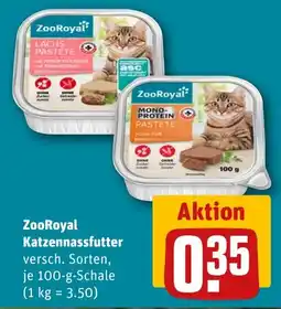 REWE ZooRoyal Katzen Nassfutter Angebot