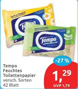 Budni Tempo Feuchtes Toilettenpapier Angebot