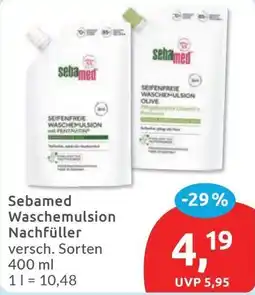 Budni Sebamed Waschemulsion Angebot