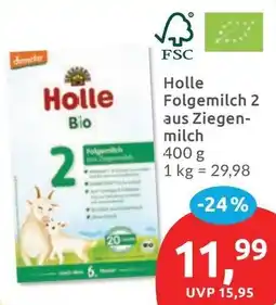 Budni Holle Folgemilch 2 aus Ziegenmilch Angebot