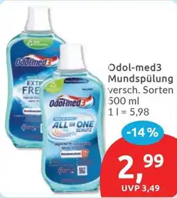 Budni Odol-med3 Mundspülung Angebot