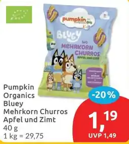Budni Pumpkin Organics Bluey Mehrkorn Churros Angebot