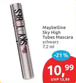 Budni Maybelline Sky High Tubes Mascara schwarz Angebot
