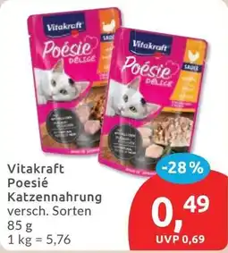 Budni Vitakraft Poesie Katzenfutter Angebot