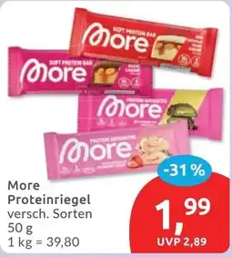 Budni More Proteinriegel Angebot