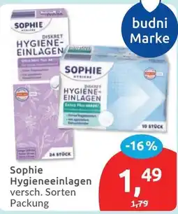Budni Sophie Hygieneeinlagen Angebot