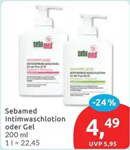 Budni Sebamed Intimwaschlotion oder Gel Angebot
