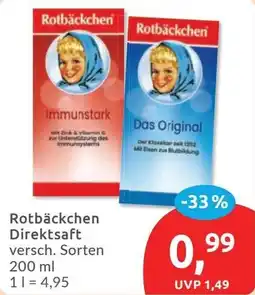 Budni Rotbäckchen Direktsaft Angebot