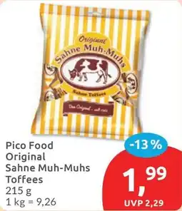 Budni Pico Food Original Sahne Muh-Muhs Toffees Angebot