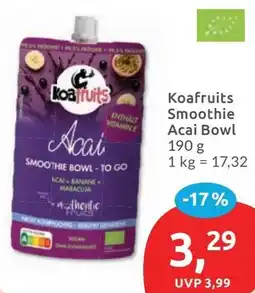 Budni Koafruits Smoothie Acai Bowl Angebot