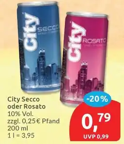 Budni City Secco oder Rosato Angebot